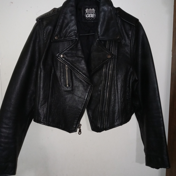 Harley-Davidson Black Leather Bomber Jacket - Picture 3 of 3